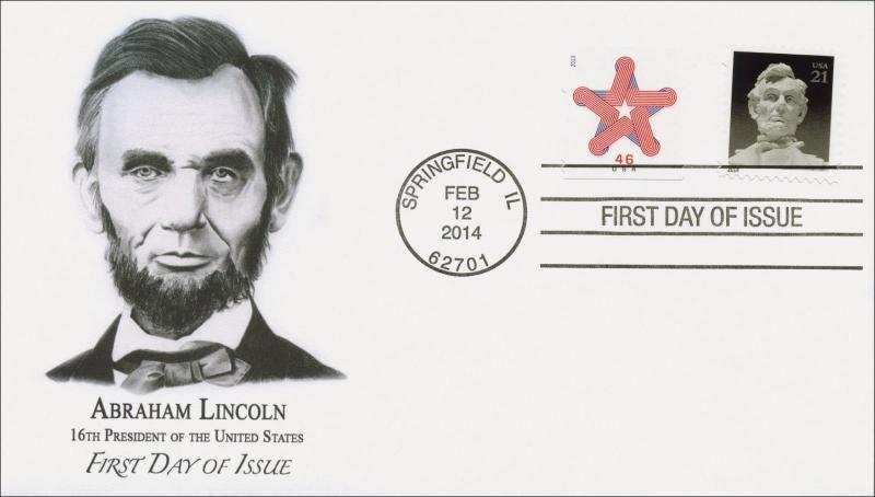 SC 4860, 2014 Abraham Lincoln, FDC, Item 14-027