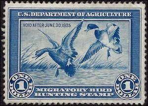 RW1 Mint,RG.. SCV $175.00