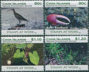 Cook Islands 2011 SG1627-1630 Wetlands set MNH