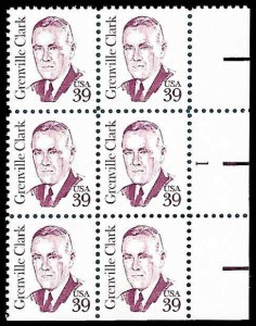 PCBstamps   US #1867 PB6 $2.34(6x39c)Grenville Clark, 1, MNH, (PB-2)