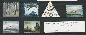 Aland - Finland, Postage Stamp, #273-5, 311-2, 315 Mint NH, 2008-2011