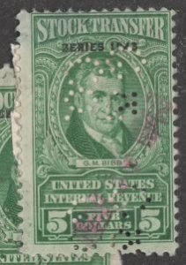 US Stamp #RD154 - Phabulous Revenue 'STOCK TRANSFER' Issue - Series...