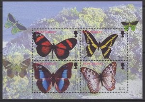 MONTSERRAT SGMS1257 2004 BUTTERFLIES MNH