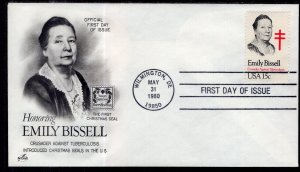 US 1823 Emily Bissell Artcraft U/A FDC