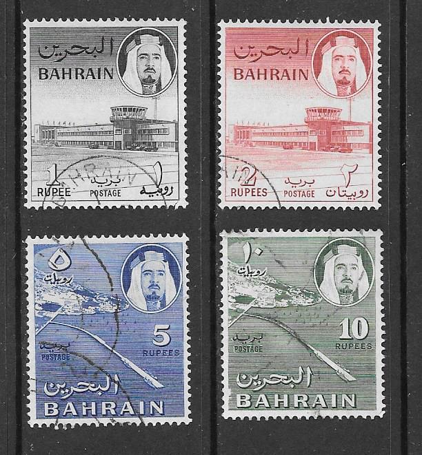 Bahrain #137-140 Used