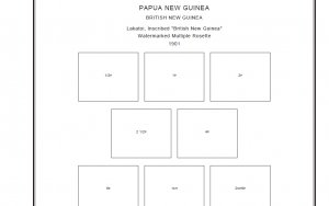 PAPUA NEW GUINEA STAMP ALBUM PAGES 1901-2011 (244 PDF digital pages)