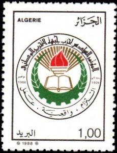 Algeria 1988 MNH Stamps Scott 879 National Front Congress Book Torch Party