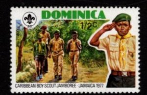 Dominica - #534 Boy Scouts  - MNH