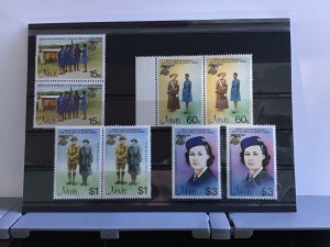 Nevis   75th Anniversary of the Girl Guides mint never hinged stamps R27735