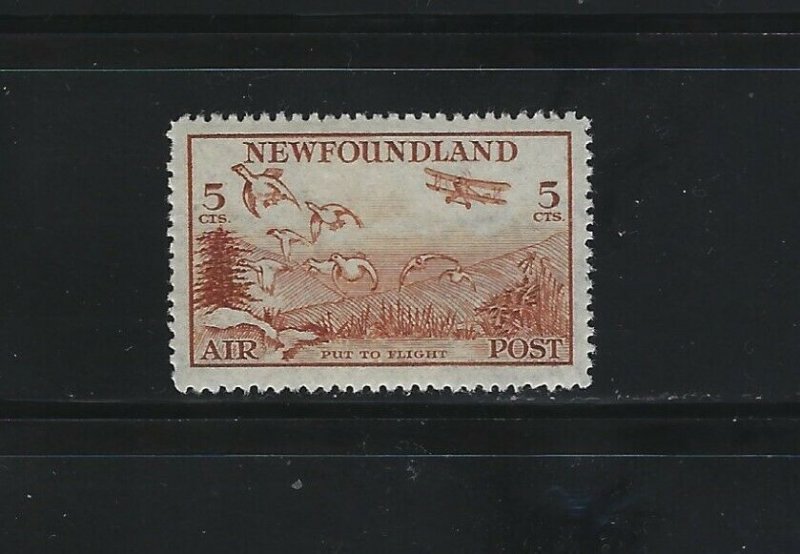 NEWFOUNDLAND - #C13 - 5c AIRMAIL VF MINT STAMP MLH
