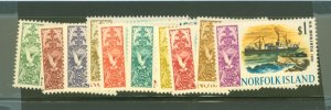 Norfolk Island #104-113 Mint (NH) Single (Complete Set)