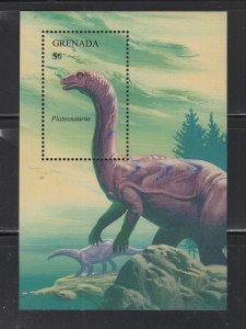 Grenada #2314  (1994 Plateosaurus Dinosaurs sheet) VFMNH CV $5.25