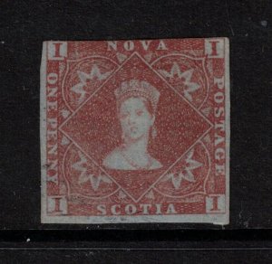 Nova Scotia #1 Mint Fine Unused (No Gum)