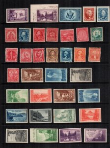 United States 35  MH lot cat $40.00