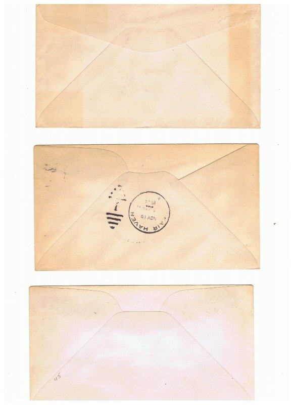 6  WWII patriotic covers postally used