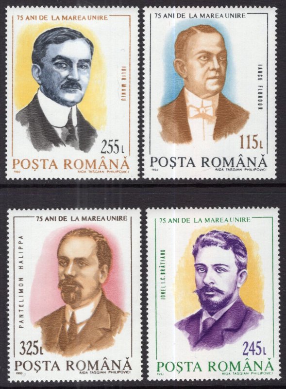Romania 3865-3868 MNH VF