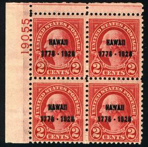 MALACK 647 F/VF OG NH, nice plate! pb2719