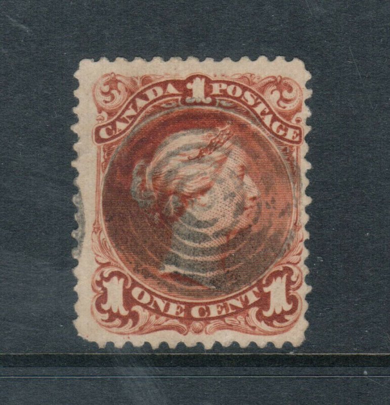 Canada #31 Used Fine - Very Fine On Laid Paper **With Certificate**