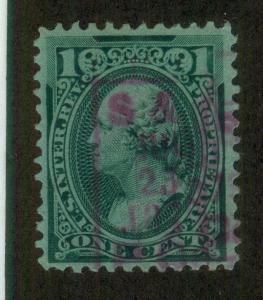 U.S. - RB11b - Fancy red cancel