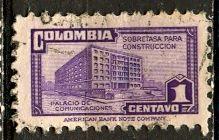 Colombia; 1946: Sc. # RA23: O/Used Single Stamp