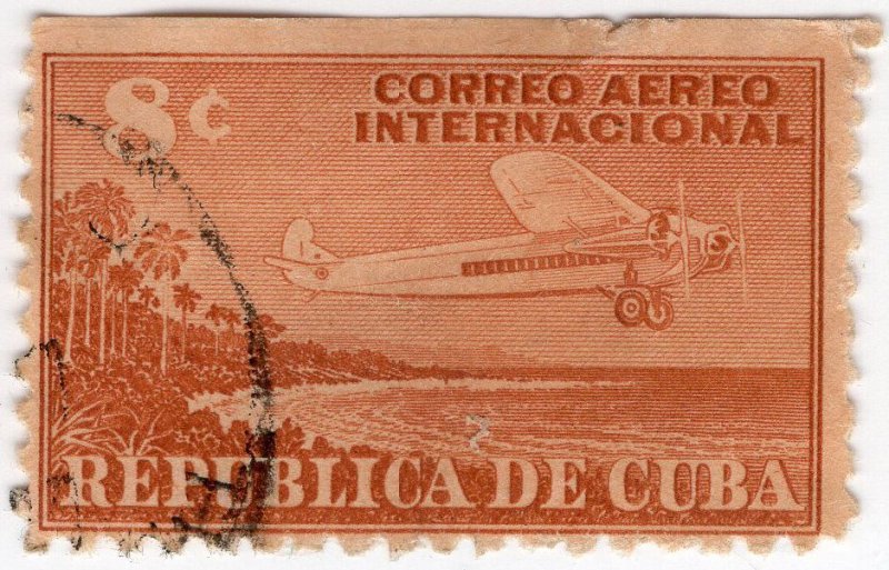 Cuba airmail, C40, UNH