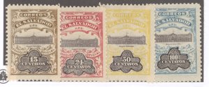 Salvador, Scott #o279-82, MH