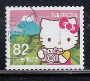 Japan 2015 Sc#3901a Greetings 2015 Hello Kitty Regional Issue - Tokai used
