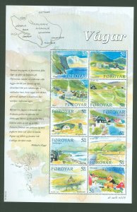 Faroe Islands #453 Mint (NH) Souvenir Sheet