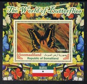 Somaliland 2011 The World of Butterflies #4 perf souvenir...