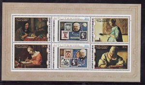 Aitutaki-Sc#182- id8-unusd NH sheet -Stamp on Stamp-Penny Black-1979-