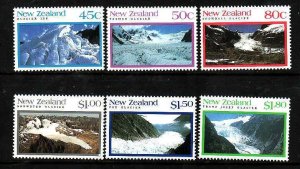 New Zealand-Sc#1104-9- id9-unused NH set-Glaciers-1992-