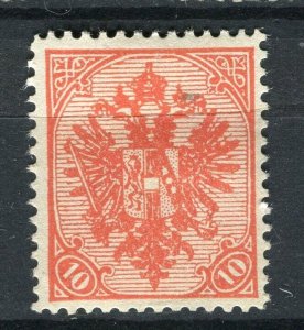 BOSNIA; 1900 early Eagle Coat of Arms issue Mint hinged 10h. value