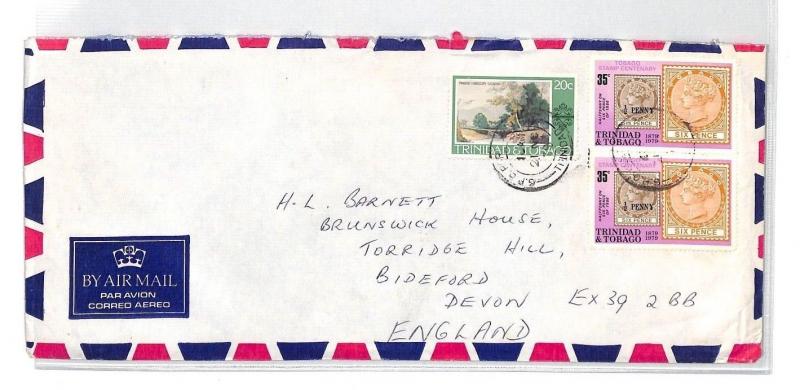 Trinidad and Tobago Commercial Air Mail Cover {samwells}PTS 1978 BT92