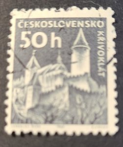 CS - S#974A - U-VF - 50h -1960 - Krivoklat Castle