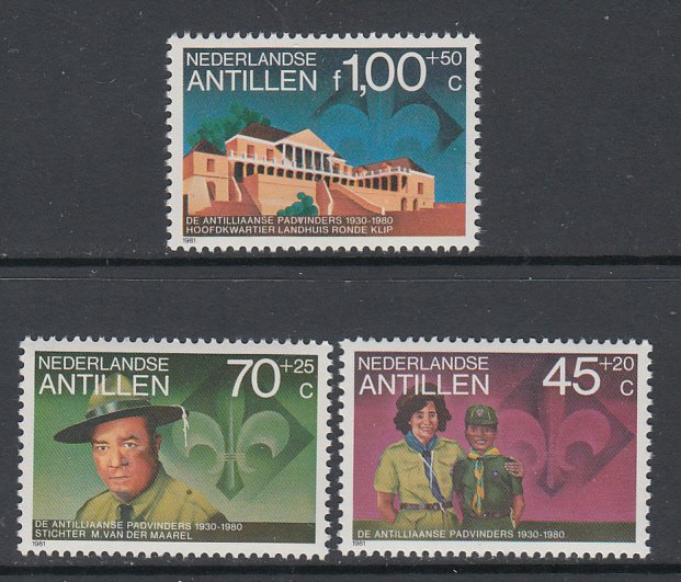 Netherlands Antilles B189-B191 Boy Scouts MNH VF