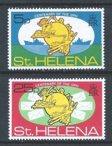 St. Helena #283-4 NH UPU Centenary