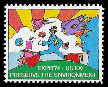 PCBstamps   US #1527 10c Expo 74, MNH, (22)