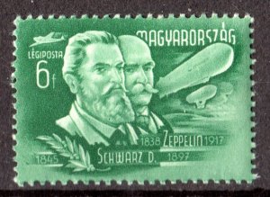 Hungary 1948 Sc#C57 FERDINAND VON ZEPPELIN (Zeppelins) Single MNH