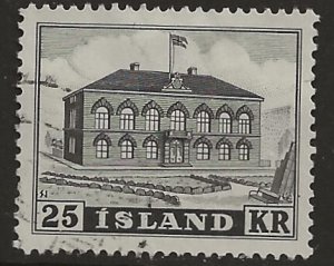 Iceland 273  1952  25 kr.  vf used