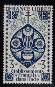 FRENCH INDIA  Scott 144 MH*  stamp