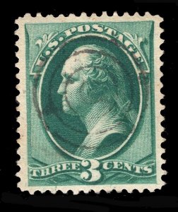 MOMEN: US STAMPS #184 USED PF GRADED CERT XF-SUP 95 LOT #81828