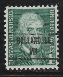 Precancel - Hollandale, MN - PSS 853