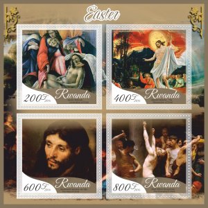 Stamps.  Art, painting, Religion, Easter 2016 1+1 sheets perforated MNH **