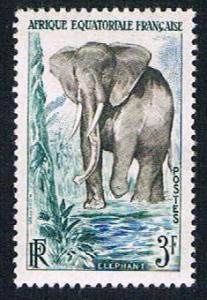 French Equatorial Africa 197 MLH Elephant (BP8311)