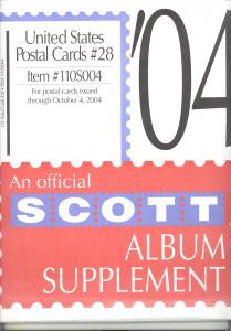 U. S. Postal Cards Supplement # 28