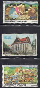 THAILAND SCOTT #998,1053,1054 USED  1984
