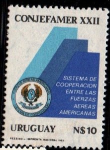 1982 Uruguay american air forces cooperation systems #1128 ** MNH