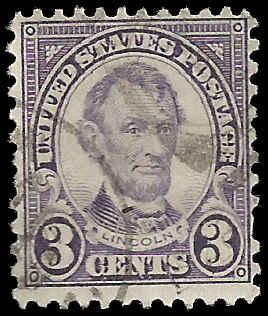 # 635 Used Violet Abraham Lincoln