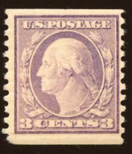 U. S. Sc# 494 Type II - MH Horizontal Coil.  2019 SCV $10.00