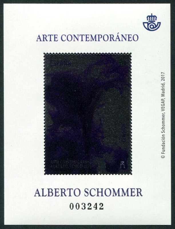 HERRICKSTAMP NEW ISSUES SPAIN Sc.# 4216 Contemporary Art Schommer S/S